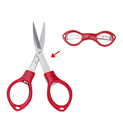 

Foldable Scissors Stationery Portable Manual Student Paper Scissors Paper Cutting Knife Office Cutting Knives