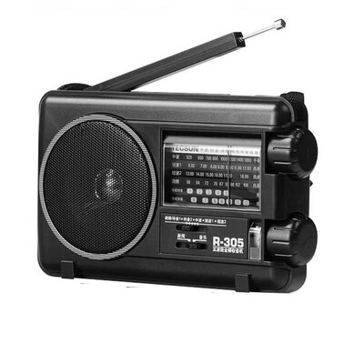 

Portable FM MW multi band radio speaker portableplayer multiband shortwave full pointer Retro broadcast semiconductor horn AC DC