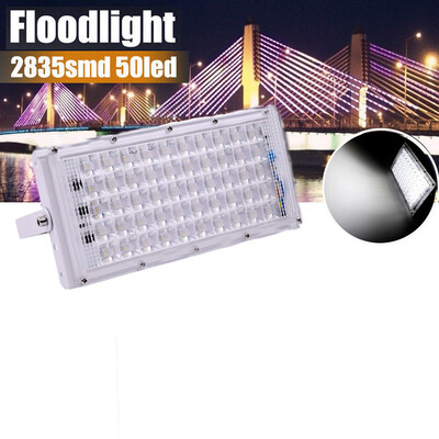 

Siaonvr Aluminum 50 LED Flood Light Waterproof Outdoor Garden Landscape Lamp 220V 50W
