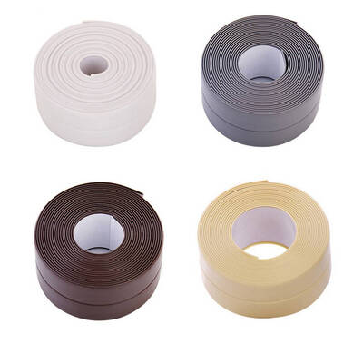 

Sealing Strip Kitchen Corner Line Sink Dustproof Waterproof Bathroom Wall Adhesive Tape White Home Decoration