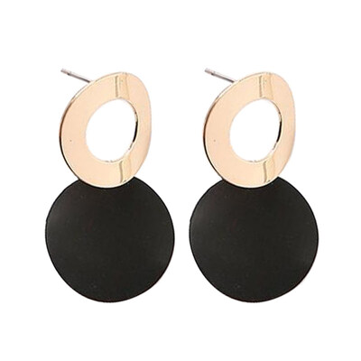 

Party Womens Simple Hollow Out Round Drop Dangle Stud Earrings Jewelry Gift
