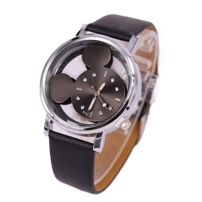

Korean version of Mickey Mouse watch double-sided hollow Mickey watch Mickey Mouse children watch