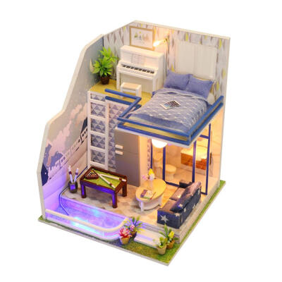 

DIY Wooden House Miniaturas with Furniture DIY Miniature House Dollhouse