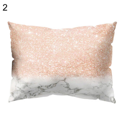 

Fresh Marble Print Pillow Case Cushion Cover Bed Car Cafe Office Decoration