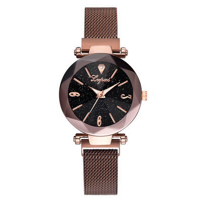 

Lvpai P831 Brand Net with Watch Iron Ladies Lazy Watch Net Red Star Watch