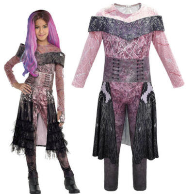 

Descendants 3 Audrey Mal Costume Clothes Halloween Cosplay Fancy Dress Outfits