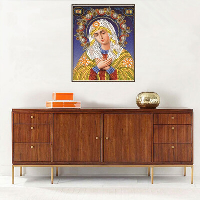 

〖Follure〗5D Embroidery Paintings Rhinestone Pasted DIY Diamond Painting Cross Stitch