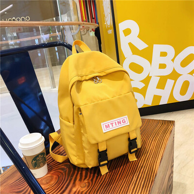

Bf ancient sense girl schoolbag female Korean version ulzzang high school double shoulder backpack student ins campus department