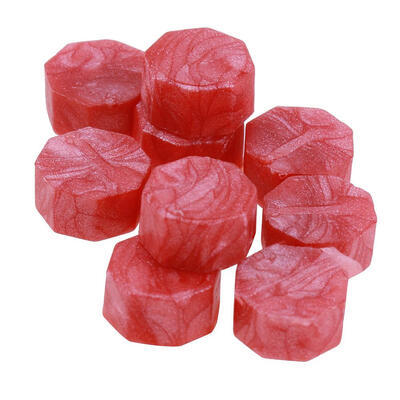 

100pcs Octagon Wax Paint Sealing Granule Vintage Wedding Pill Stamps Wax