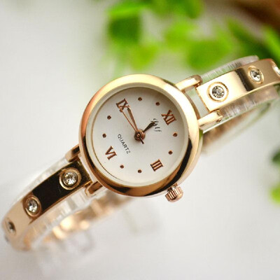 

Fashionable Stylish Crystal Rhinestone Women Watch Bracelet Watch Wristwatch for Students Lady Teen Girl