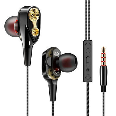 

Sports Earbud Inline Controls Wired Earphones Hands-Freed Calling with Mic for Mobile Phone in Ear