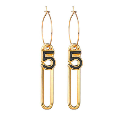 

Fashion Women Enamel Hollow 5 Rectangle Dangle Long Pendant Earrings Jewelry