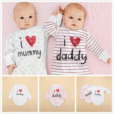 

Newborn Baby Boy Girl Long Sleeve Cotton Bodysuit Romper Jumpsuit Clothes 0-12 Months