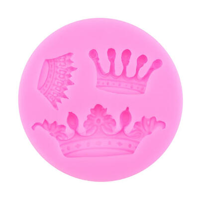 

3D Queen Crown Silicone Chocolate Fondant Cake Mold DIY Pastry Baking Tool