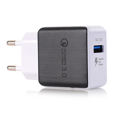 

Quick Charge 3A USB Wall Charger EU Plug QC30 Mini Travel Charger