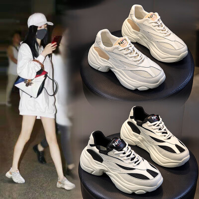 

Autumn&winter new leather white shoes female Korean version of the wild flat bottom strap o