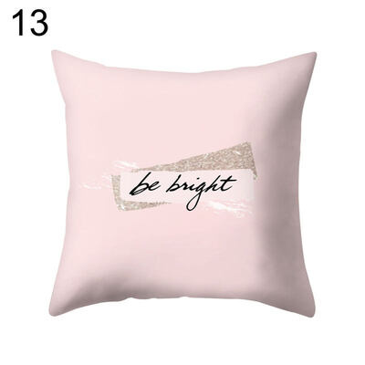 

Cartoon Animal Bus Letters Throw Pillow Case Sofa Bed Cushion Cover Home Decor