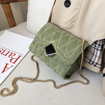 

Bag female new Korean version of the rhombic chain fashion wild single shoulder Messenger bag small square package tide