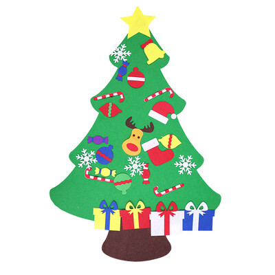 

Kids Children DIY Felt Christmas Tree Xmas Gifts Funny For New Year Xmas Decor