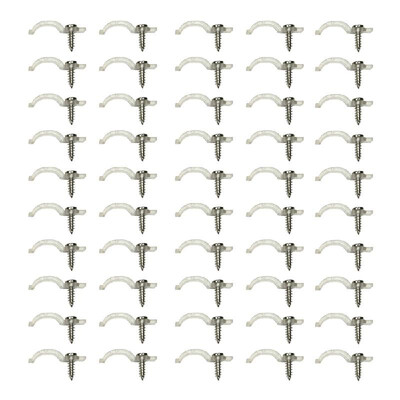 

1050100 pcs Fixer Clip With Screw For Fix 28355050 RGB Single Color LED Strip Light Transparent Mounting Bracket Clamp