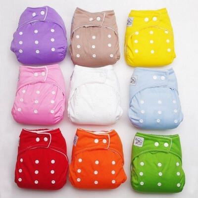 

Kids Infant Reusable Washable Baby Cloth Diapers Nappy Cover Adjustable