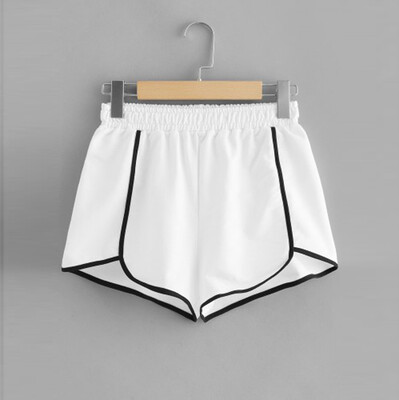 

Tailored Womens Casual Beach Solid Mid Waist Loose Shorts Student Shorts Pants