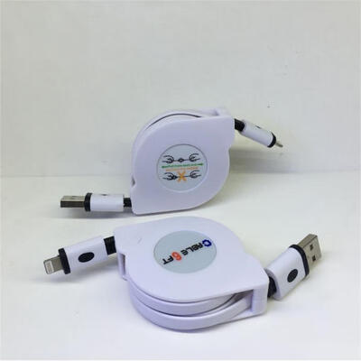 

Retractable Lightning Cable 2A Quick Charge Cord For IPHONE -1m