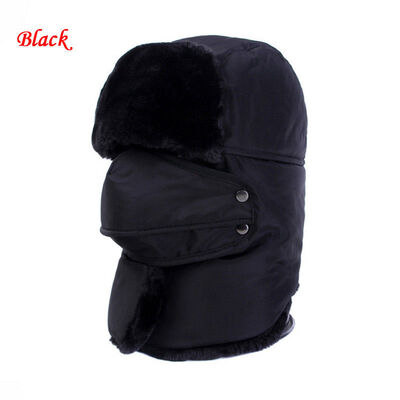 

Women Men Winter Warm Fur Trapper Aviator Trooper Cap Russian Earflap Ski Hat NEW