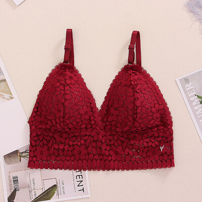 

〖Follure〗Women Sexy Bra Solid Vest Lace Seamless Breathable Push Up Top Underwear