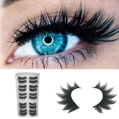 

〖Follure〗10Pair Luxury 3D False Lashes Fluffy Strip Eyelashes Long Natural Party