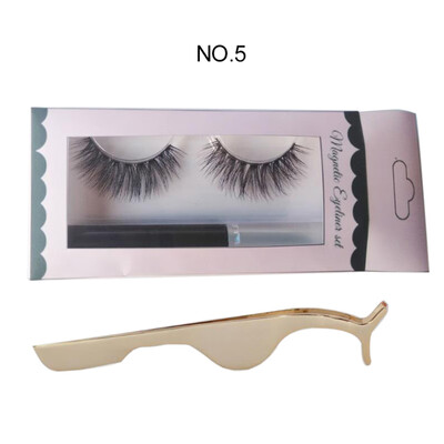 

Magnetic Liquid EyelinerMagnetic False EyelashesTweezer 3pcsSet Waterproof Long Lasting Eyeliner False Eyelashes
