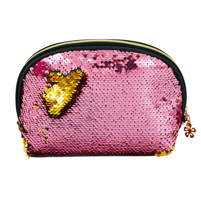 

Gobestart Women Girls Fashion Double Color Sequins Bag Storage Bag Ladies Purse Pouch