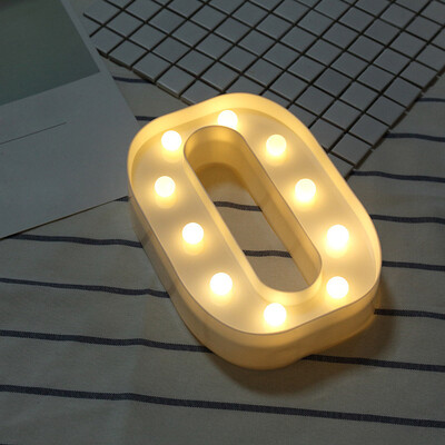 

Siaonvr Alphabet LED Letter Lights Light Up White Plastic Letters Standing Hanging N