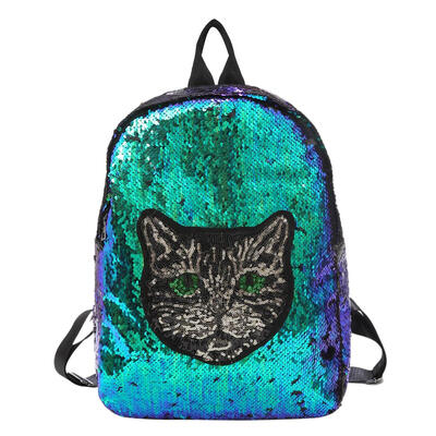 

Cute Sequins Animal Pattern Travel Backpacks Women Knapsack School Bags