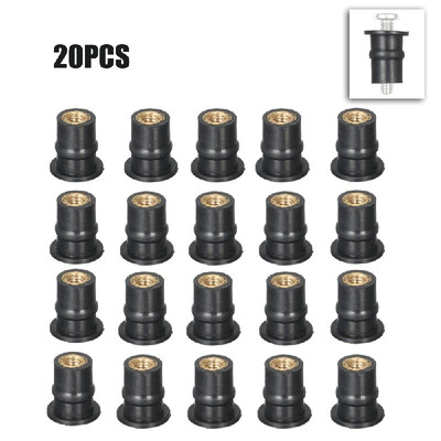 

M5 Rubber Well Nuts 5MM Metric Motorcycle Windshield Shaft Nut