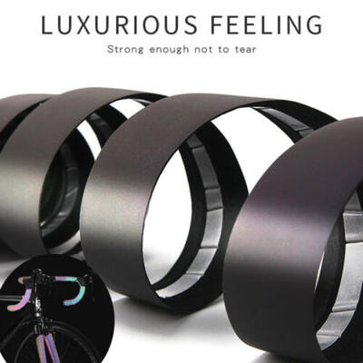 

A Pair Bicycle Handlebar Tape Light Reflective Bike Bar Wrap PuEVA Cycling Glow