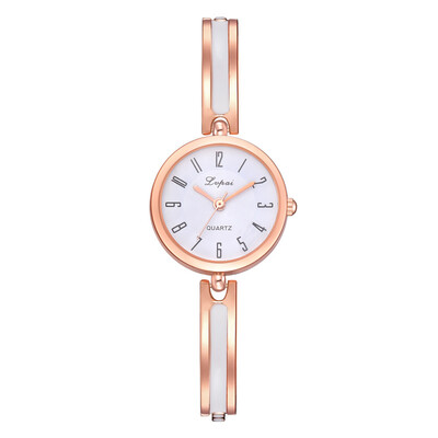 

Minimalism Women Watch Rose Gold Roman Numeral Disc Ladies Quartz Wristwatch Simple Bracelet Clock Bayan Kol Saati
