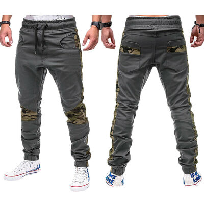 

Mens Gym Slim Fit Trousers Tracksuit Bottoms Skinny Joggers Sweat Track Pants