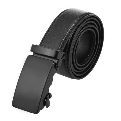 

Simple Solid Color Men Automatic Buckle Casual Waist Belts Shirt Accessory