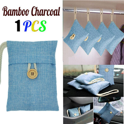 

〖Follure〗1pcs Bag Car Bamboo Charcoal Activated Carbon Air Freshener Odor Deodorant New