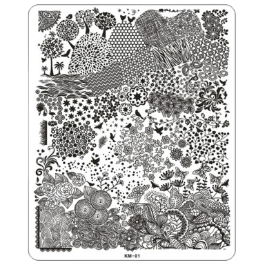 

Toponeto DIY Nail Art Image Stamp Stamping Plates Manicure Template