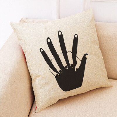 

〖Follure〗Home Decor Cushion Cover Black And White Style Throw Pillowcase Pillow Covers