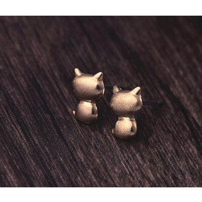 

2017 New Fashion Women Earrings Brushed Geometric Star Stud Earrings for Women Party Gifts e014