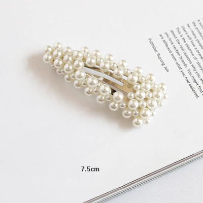 

Ins Fashion Pearl Hairpin Headwear Hair Clips for Women Temperament Elegant Sweet Hairpin Hair Styling Accessories Hair Pins