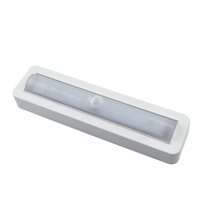 

8LED Night Light IR Motion Sensor Light Bar Rotating Wardrobe Cabinet Lamp
