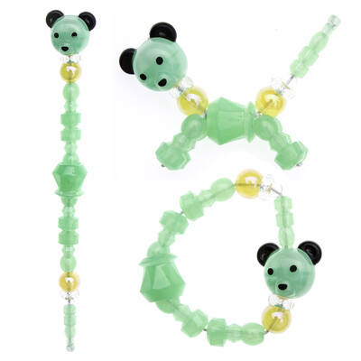 

Luminous Magical Pets Bracelets Transforms Magically from Bracelet to Pet Colorful Jewel-Like Beads Bracelet