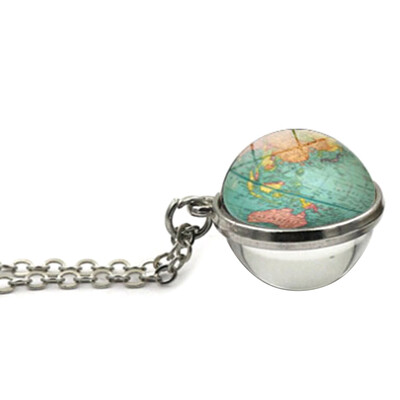 

18 Types Astronomy Pendant Earth SunJupiter Jewelry Space Universe Necklace JewelleryDiamater 16Mm