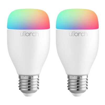 

Utorch LE7 E27 Smart WiFi RGBW LED Light Bulb Dimmable for Party Lighting AC100 - 240V
