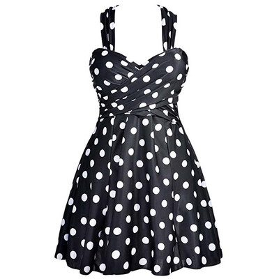 

Roseonmyhand One Piece Swimsuits for Women Dot Monokini Swimwear Bathing Suits HalterSwi