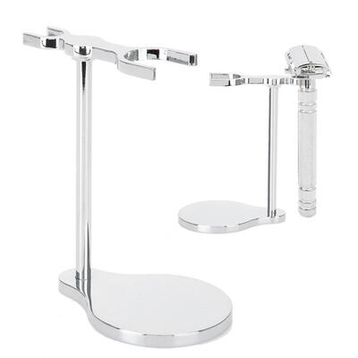 

Greensen Men Shaving Brush Stand Razor Holder for Salon Home Travel Use